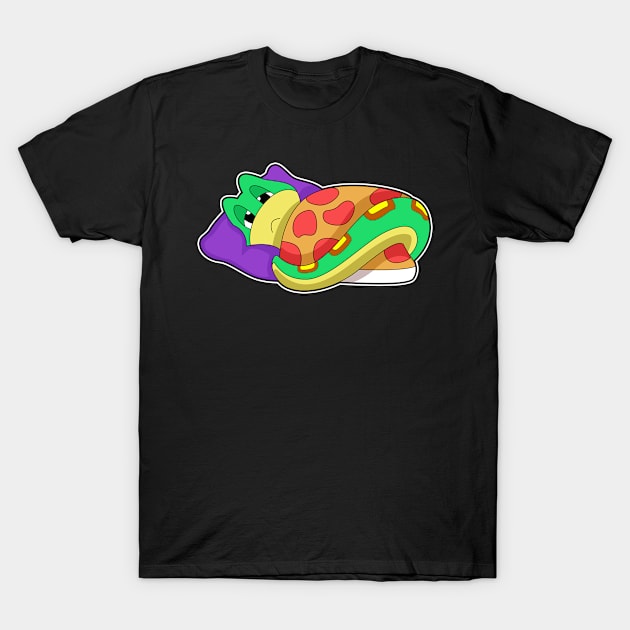 Snake Pillow Blanket T-Shirt by Markus Schnabel